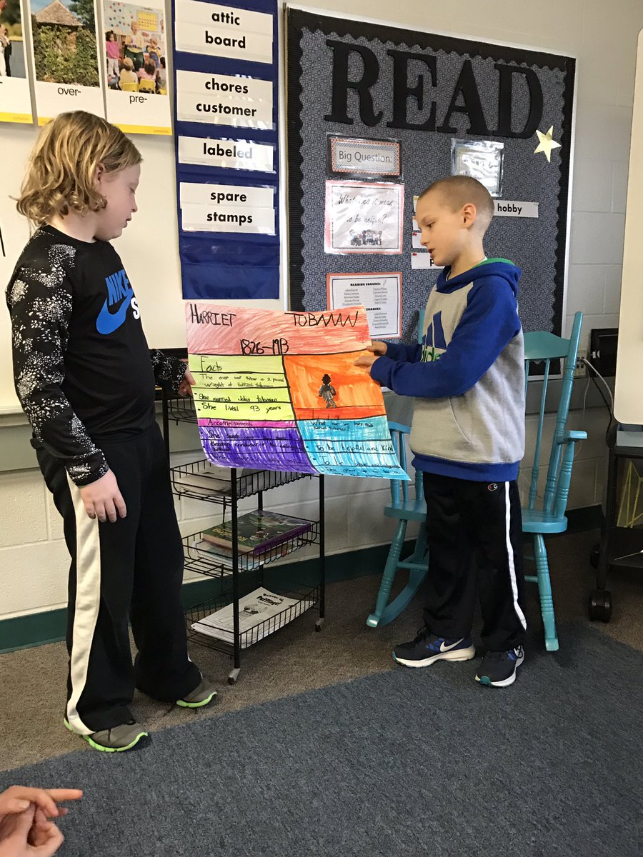 There's so much we can learn from the lives of Harriet Tubman and Amelia Earhart.  Thanks for sharing, third graders!  <a href="/LakewoodEl/">Lakewood Elementary</a>