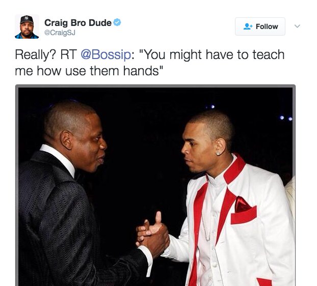 Bossip's tweet photo. @CraigSJ you firing shots at yourself? Because we go back years, Craig... https://t.co/borFKOL7fe