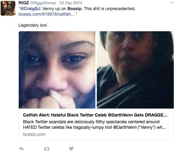 Bossip's tweet photo. @CraigSJ you firing shots at yourself? Because we go back years, Craig... https://t.co/borFKOL7fe