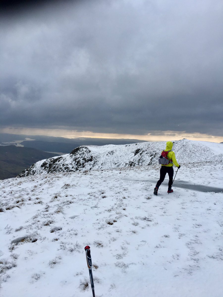 HikingHighs's tweet photo. Love Red Screes-today-Nordic blast #LakeDistrict #icysteps #bitterwind Lake Windermere illuminated... https://t.co/X7QRUMzmcG