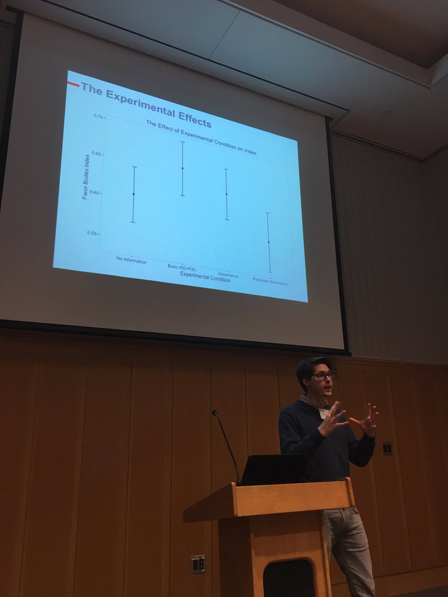 SaraMeerow's tweet photo. .@FabianNeuner presenting on public opinion of the legitimacy of global private environmental governance #MUSEcon2017 https://t.co/imKUxB9W4X