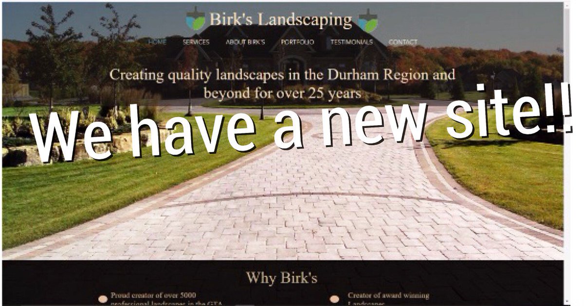 BirksLandscapes's tweet photo. One of our winter projects https://t.co/64wom8xCku  is now complete! Check it out if you have the time #newwebsite https://t.co/xcTUmHhKP7
