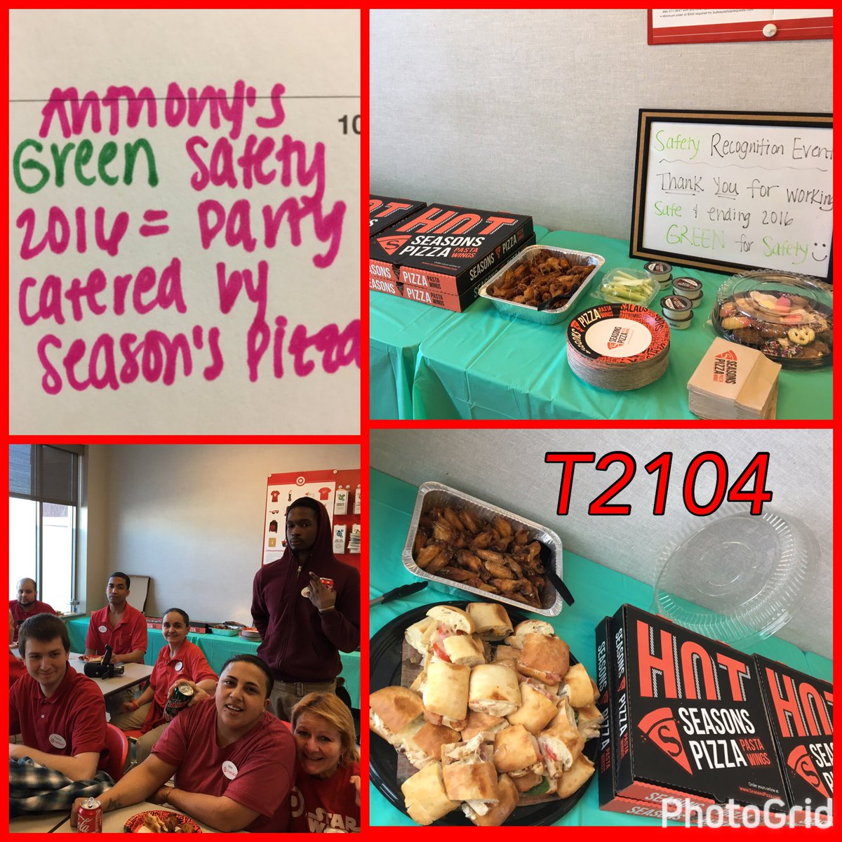 #T2104 #SafetyRecognitonEvent Thank you team for ending 2016 GREEN!!! ✅🎯 <a href="/DaneiaSimms/">Daneia Simms</a> @megmarkiewicz @TGTBarrow <a href="/jacline_minet/">Jacline Minet</a> <a href="/vankirk145/">chuck vankirk</a>
