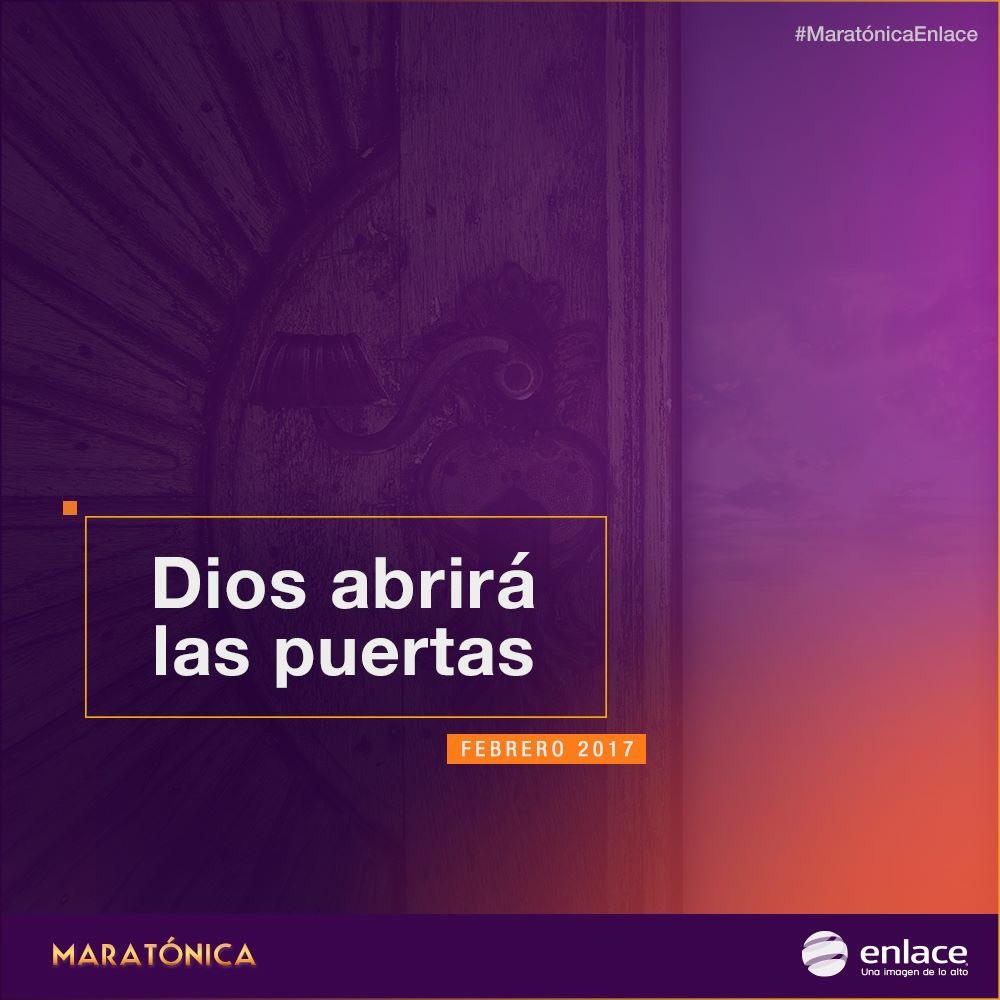 #MaratónicaEnlace Queremos creer con usted que puertas que han permanecido cerradas por mucho tiempo se abrirán.