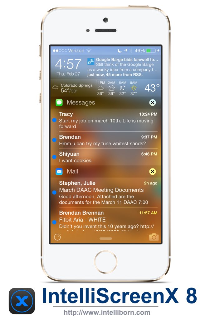 ProfeJuAntonio's tweet photo. @ezek iOS lo superó. Ese es #IntelliScreenX8 y si te fijas es igualito al de Apple, pasó a la historia ese tweak así como #Installous 😅 https://t.co/aDjZD5wODV