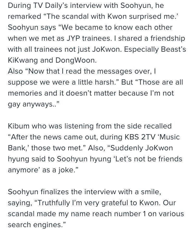 stan_ukiss's tweet photo. soohyun and 2am's jokwon had dating rumours before because of these leaked messages ^^ + soohyun's response https://t.co/XhV8sVMZHj