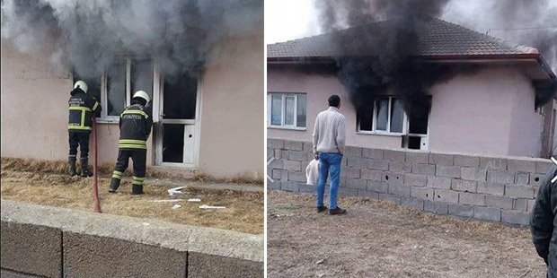 dokuz8haber's tweet photo. #Erzincan Ganiefendi Köyündeki #Cemevinde yangın çıktı. İtfaiye tarafından söndürülen yangında Cemevi kitaplığı kullanılamaz hale geldi. https://t.co/mjaDKNUKdT