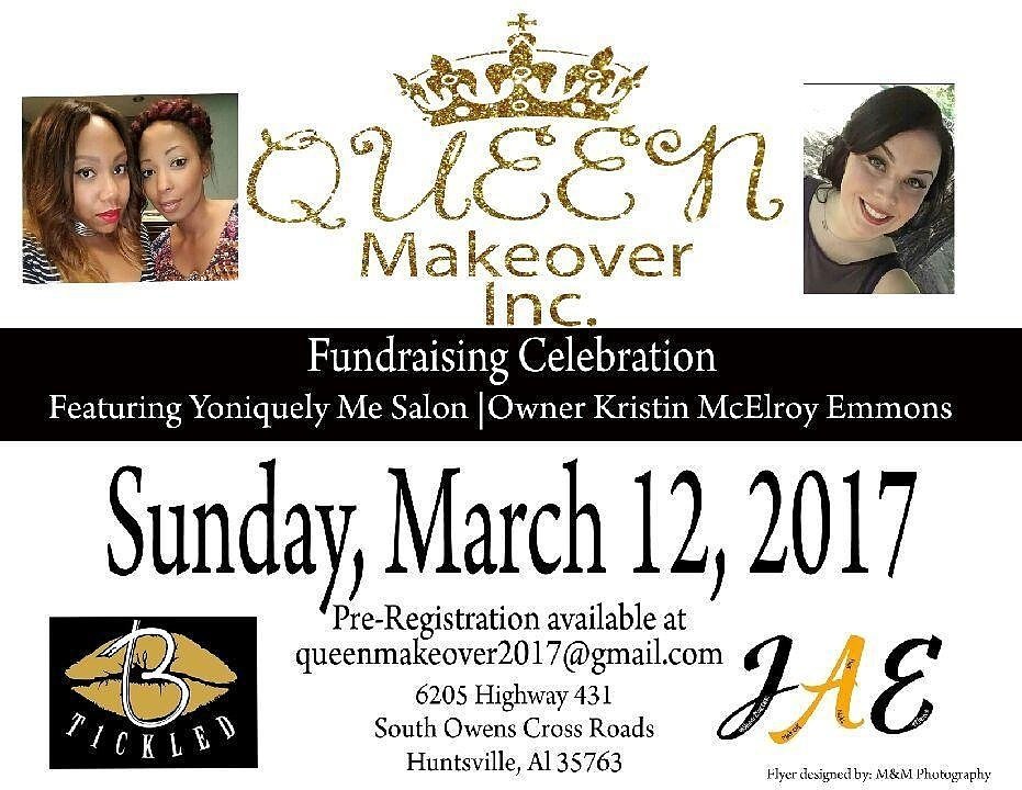 HSVNights's tweet photo. Hello Everyone, Queen Makeover Inc. wants to Present a Charity Networking Event for all Business Owners. Cost is $50.00/table #registration https://t.co/nmkTn6U6zX