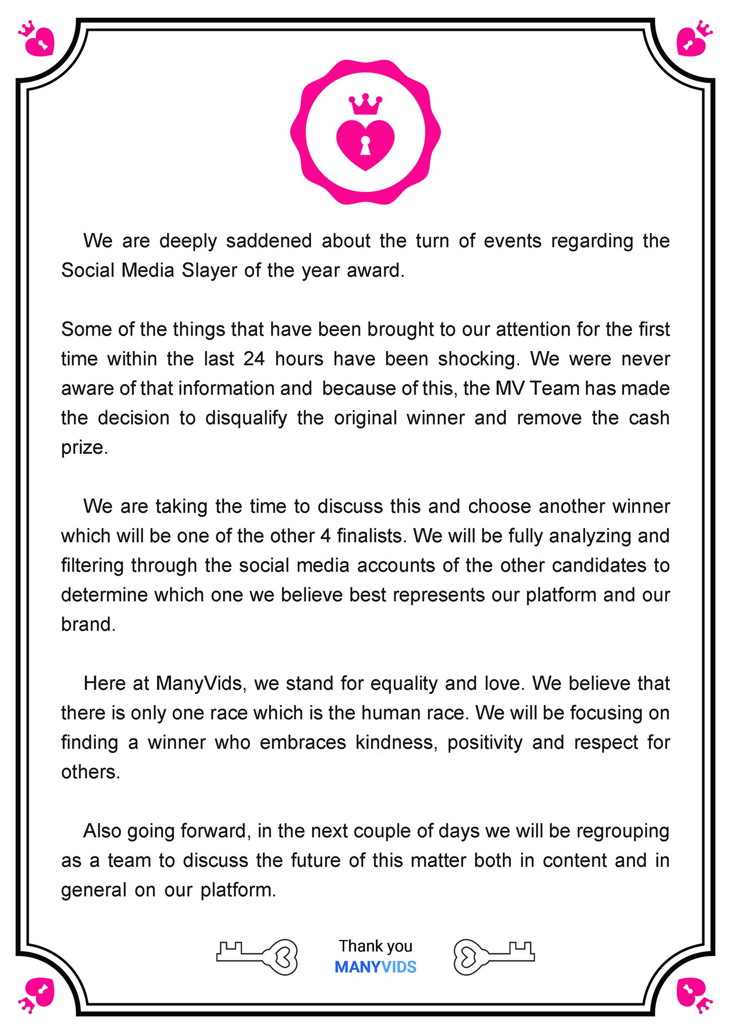 ManyVids on Twitter "We Care.…