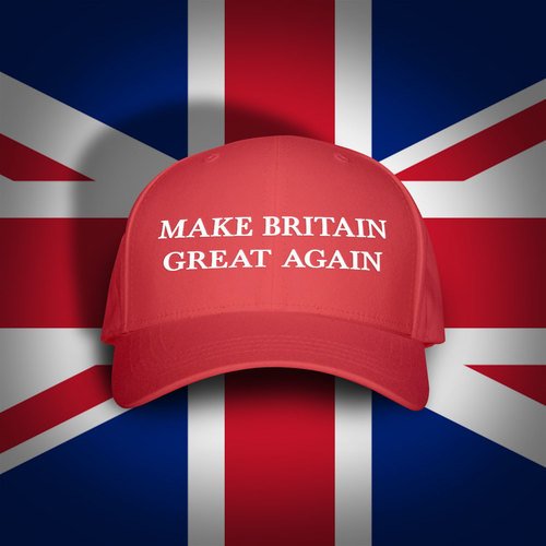 CariadCreative's tweet photo. @realDonaldTrump This works for Britain because it's called GREAT Britain.What about 'Put the U back in USA' or'Unite the States of America' https://t.co/1nE3iydLlV