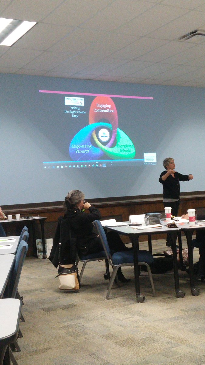 Drug Free Clubs of America presents to multiple districts from inside and outside of Summit County at the SESC.