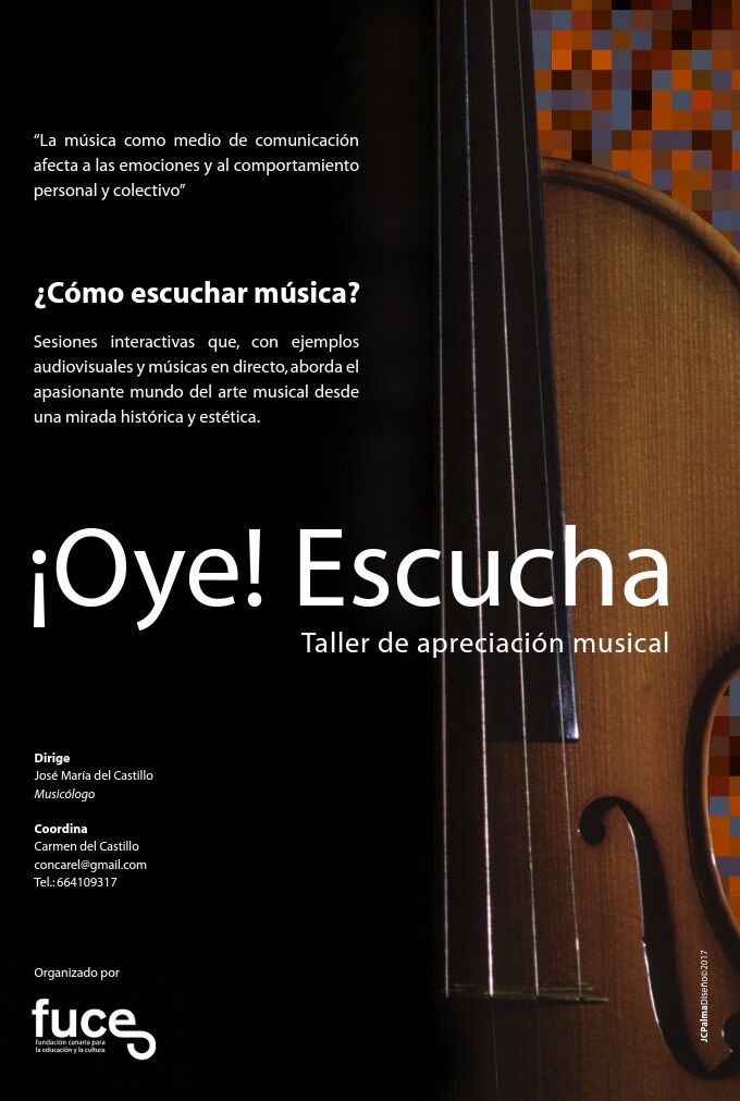 oye_escucha's tweet photo. Muchisimas gracias @noniter por colaborar con nosotros y haber creado el diseño de este magnífico cartel https://t.co/Kt8ecKUUSo