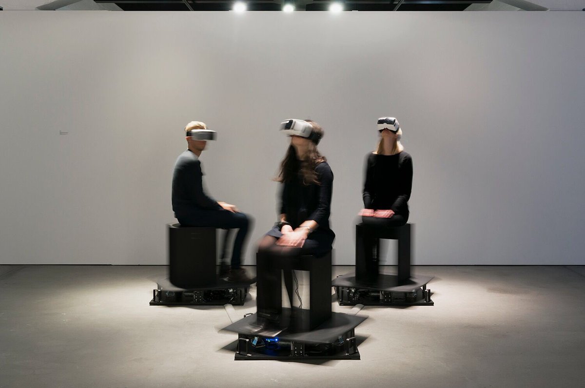FragmentIn's tweet photo. Our project #2199 is at @hek_basel until march 5. It is part of the VR show "The Unframed World" curated by @peertospace Go try it! #VR https://t.co/cYflzdIKQD