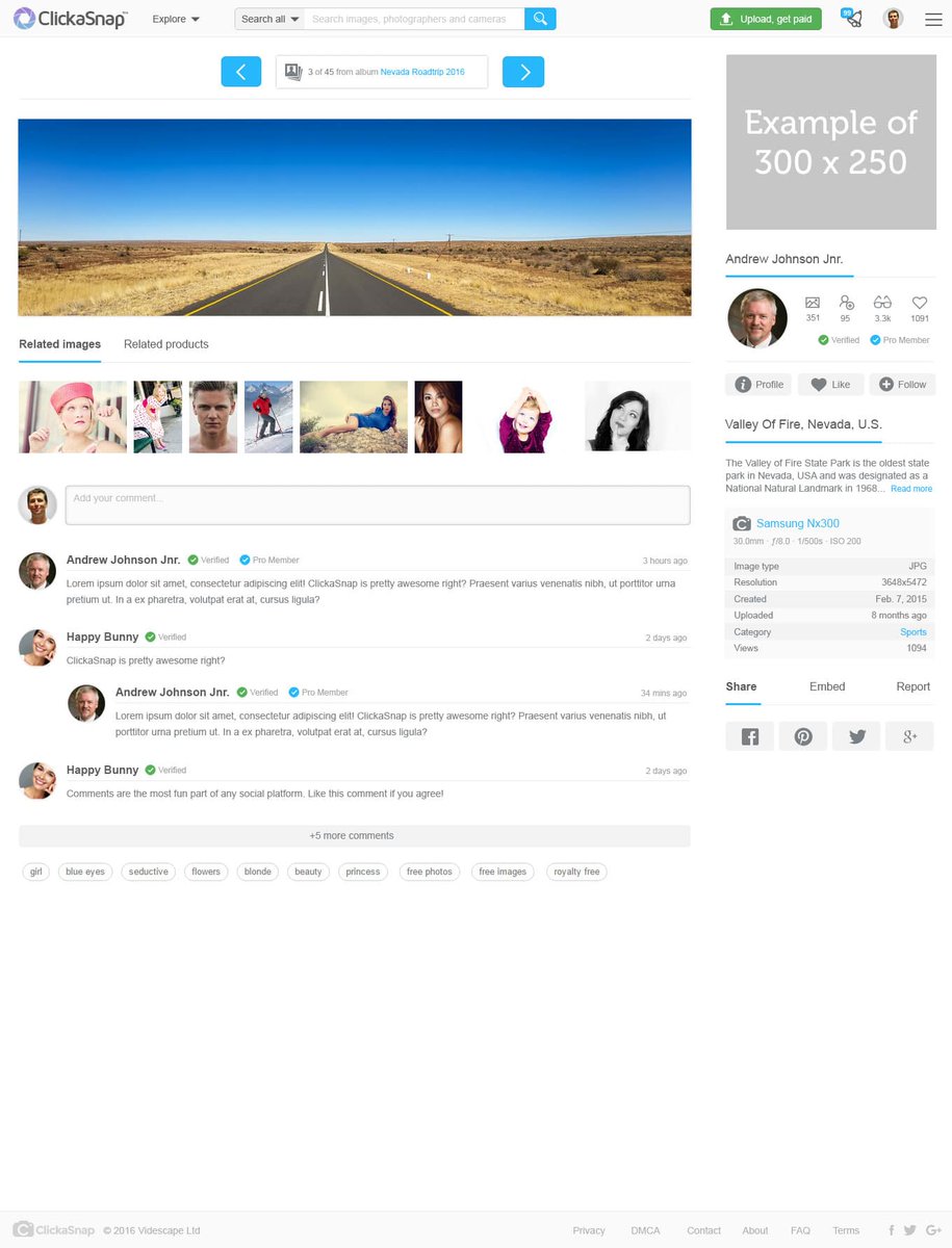 Acousticspectru's tweet image. Sneak peak new site layout for #ClickASnap bit.ly/2j6SuFT