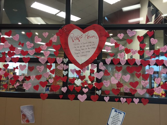 WNGALibrary's tweet photo. All the paper hearts students have written to their special someone.
Don't miss your chance to write one! We will post them all this month! https://t.co/JaoR17OTMy
