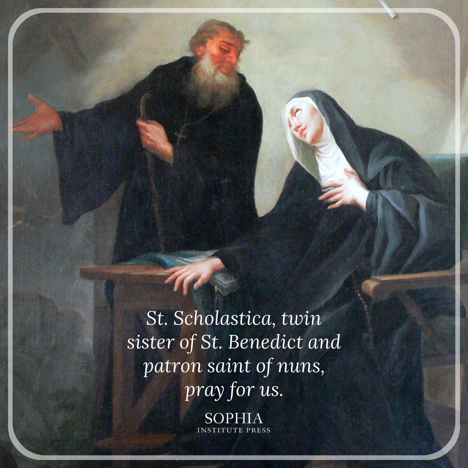 Saint: St. Scholastica