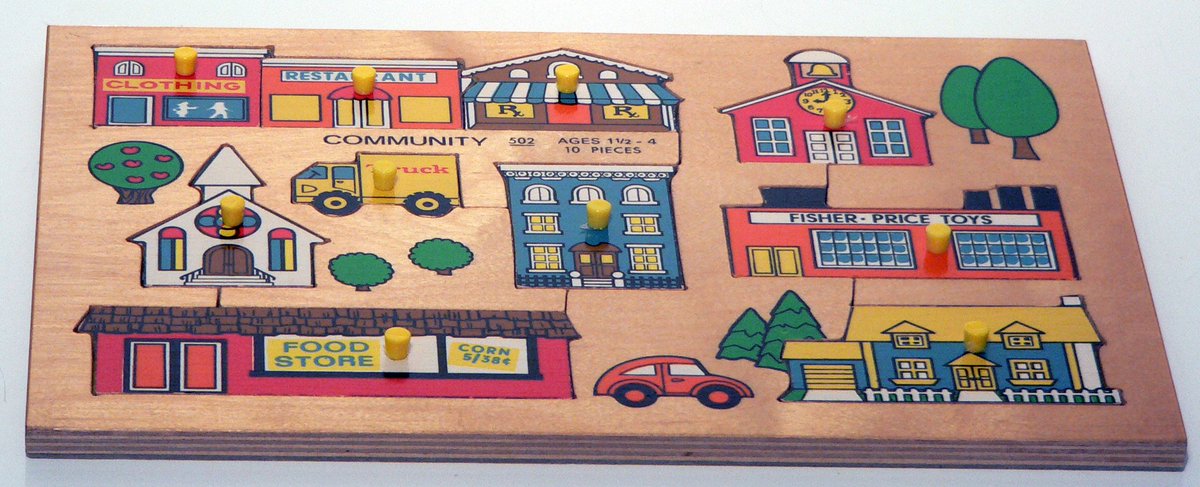 RetroToyBox's tweet photo. Vintage 1975 Community Wooden Play Tray by Fisher Price just added to our store - https://t.co/mfMh1OYRes https://t.co/xNPC4ZxGR4