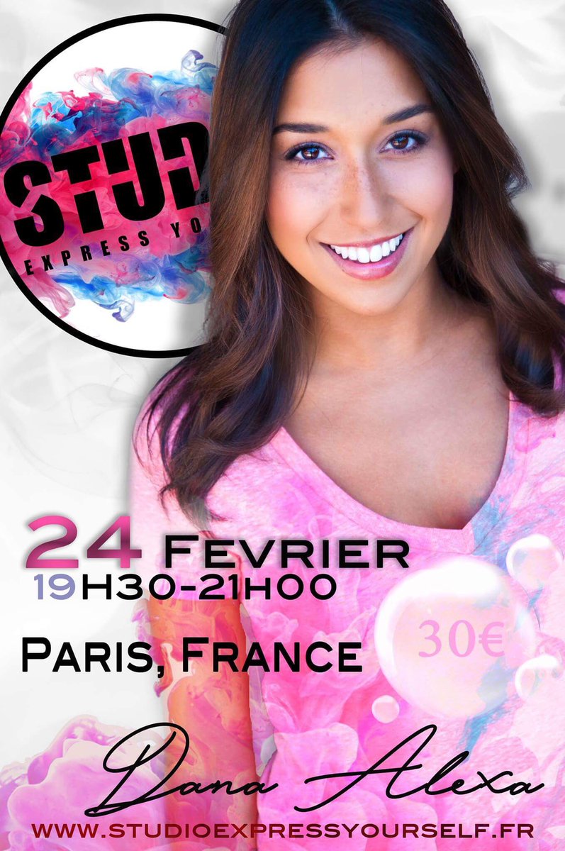 DanaAlexaNY's tweet photo. Here is the info for the classes just added IN PARIS 💕 come dance with me on the 24th of this month! https://t.co/2oilEmcCzl