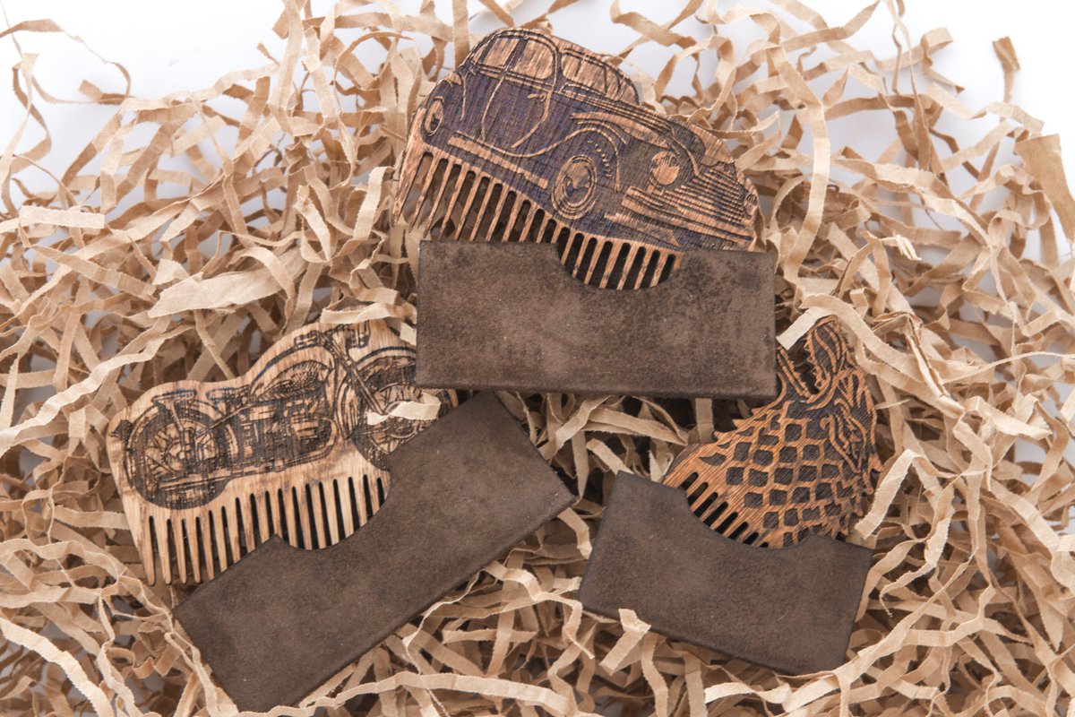 New stock added. Handmade, wooden beard combs beardy-boys.com