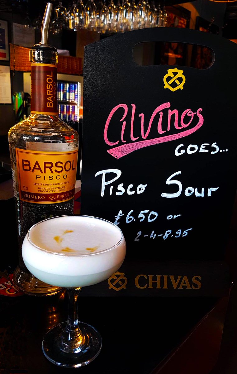 alvinosbarnewc's tweet photo. Come and celebrate #PiscoSourWeek! Head in & grab an Alvinos Pisco Sour for only £6.50 #Newcastle. It's a canny #cocktail https://t.co/e6mEMmNFzK