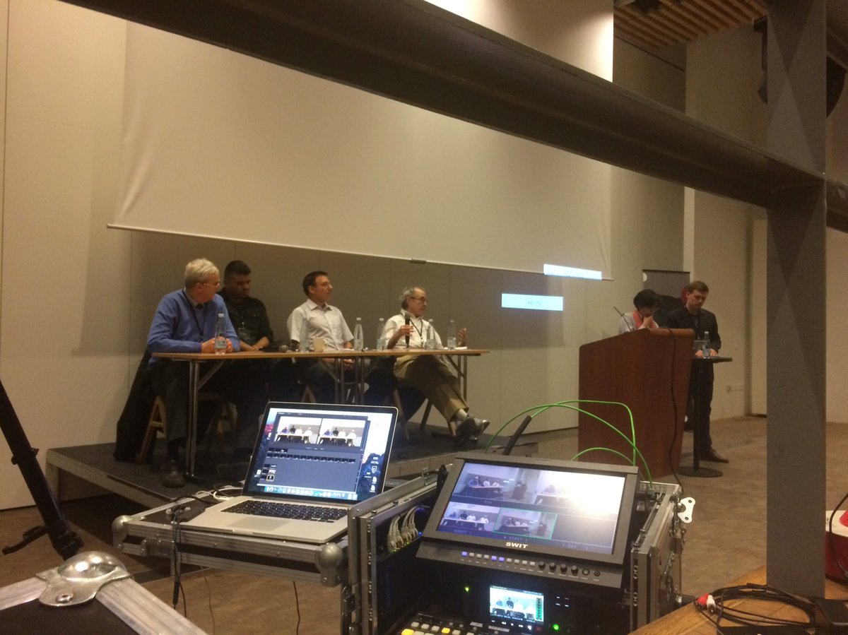 infostorms's tweet photo. Panel debate from #CIBSconference w/ Robert Becker, Vincent F. Hendricks, Didier Sornette &amp; William Janeway https://t.co/N3xH61NFJH