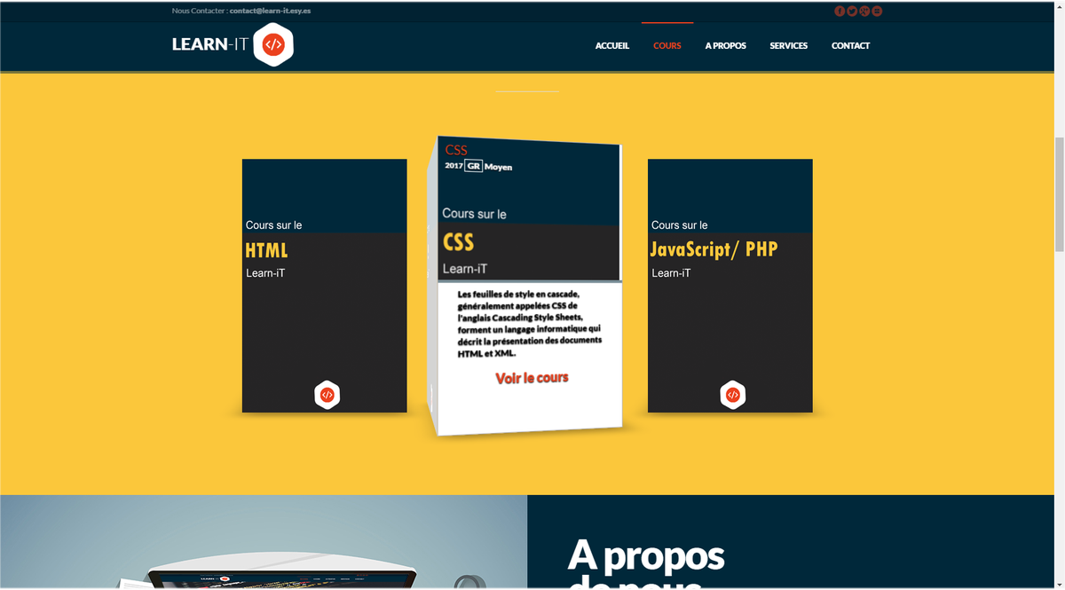 Learn_iTfr's tweet image. Le design du site a été revu, vous en pensez quoi ? 😜
#informatique #web #design #cours