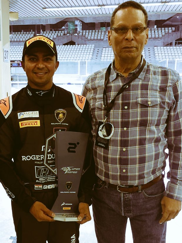 parvezkhan35's tweet photo. @Supertrofeo Lamborghini Hurracan congratulations @ParthGhorpade comming 2nd today. @Pacificventures with fastest Indian driver https://t.co/3QgQAaTRha