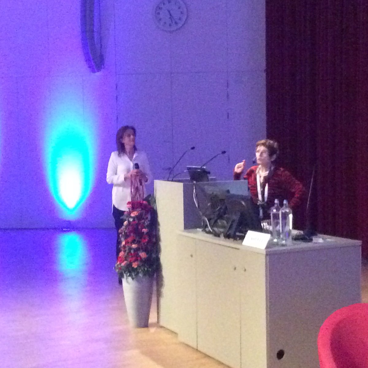 iotacongress's tweet photo. Last session of #IOTA2017 Lil Valentin and Antonia Testa run the IOTA examination to diagnose #ovariancancer https://t.co/KUrlyplOBO