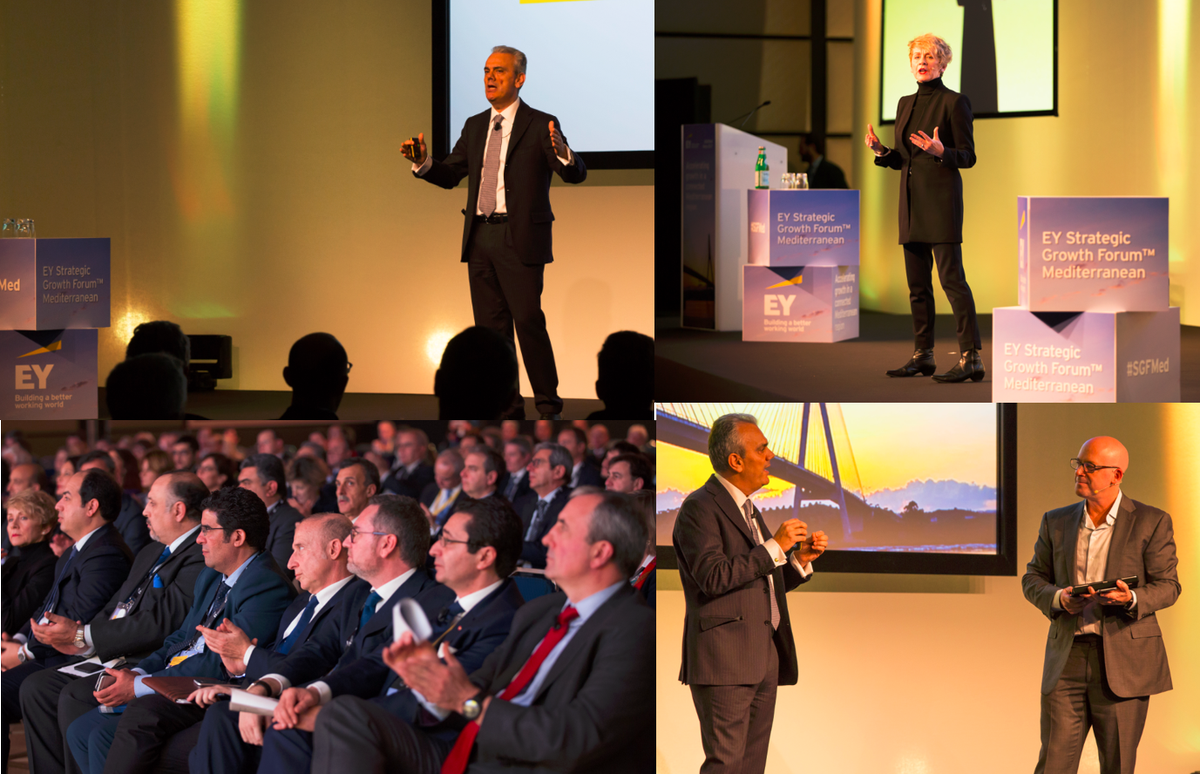 EY_Italy's tweet photo. 27 countries in Rome to discuss growth opportunities for Mediterranean. Thanks to all the attendees for making this second #SGFMed a success https://t.co/fpnuYgwKce