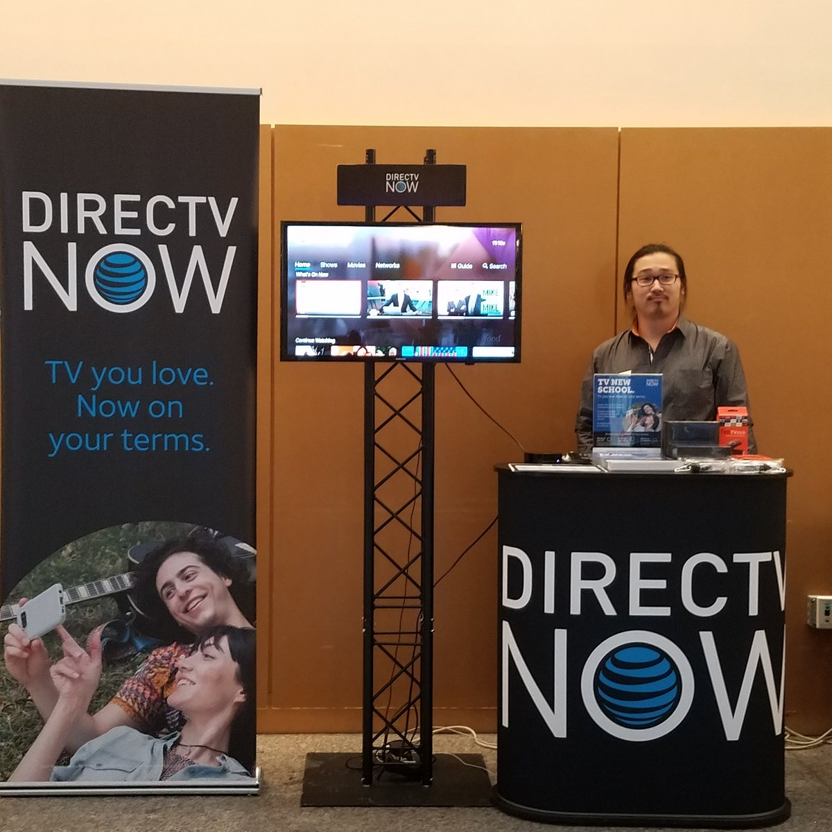storrsatt's tweet photo. Sehoon at the DTV NOW table day at UCONN https://t.co/3L1AbozdME