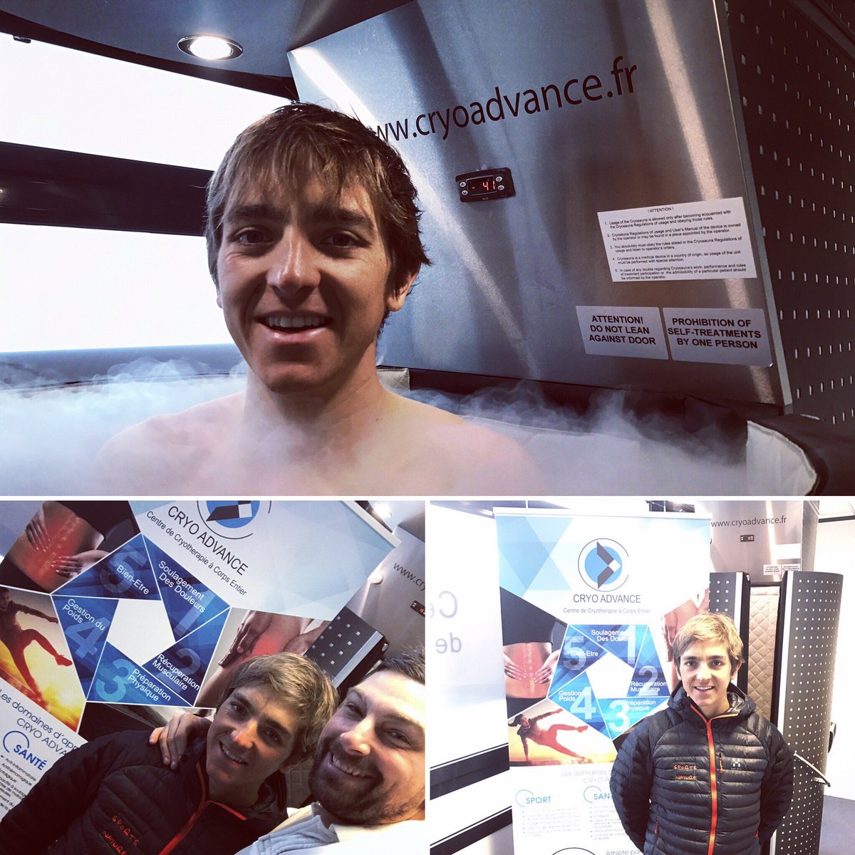 cryoadvance's tweet photo. Quand un champion en cache un autre....
#xavierthevenard #recupsession #cryoadvance #teamasicstrail https://t.co/SQ5hQlzkiD