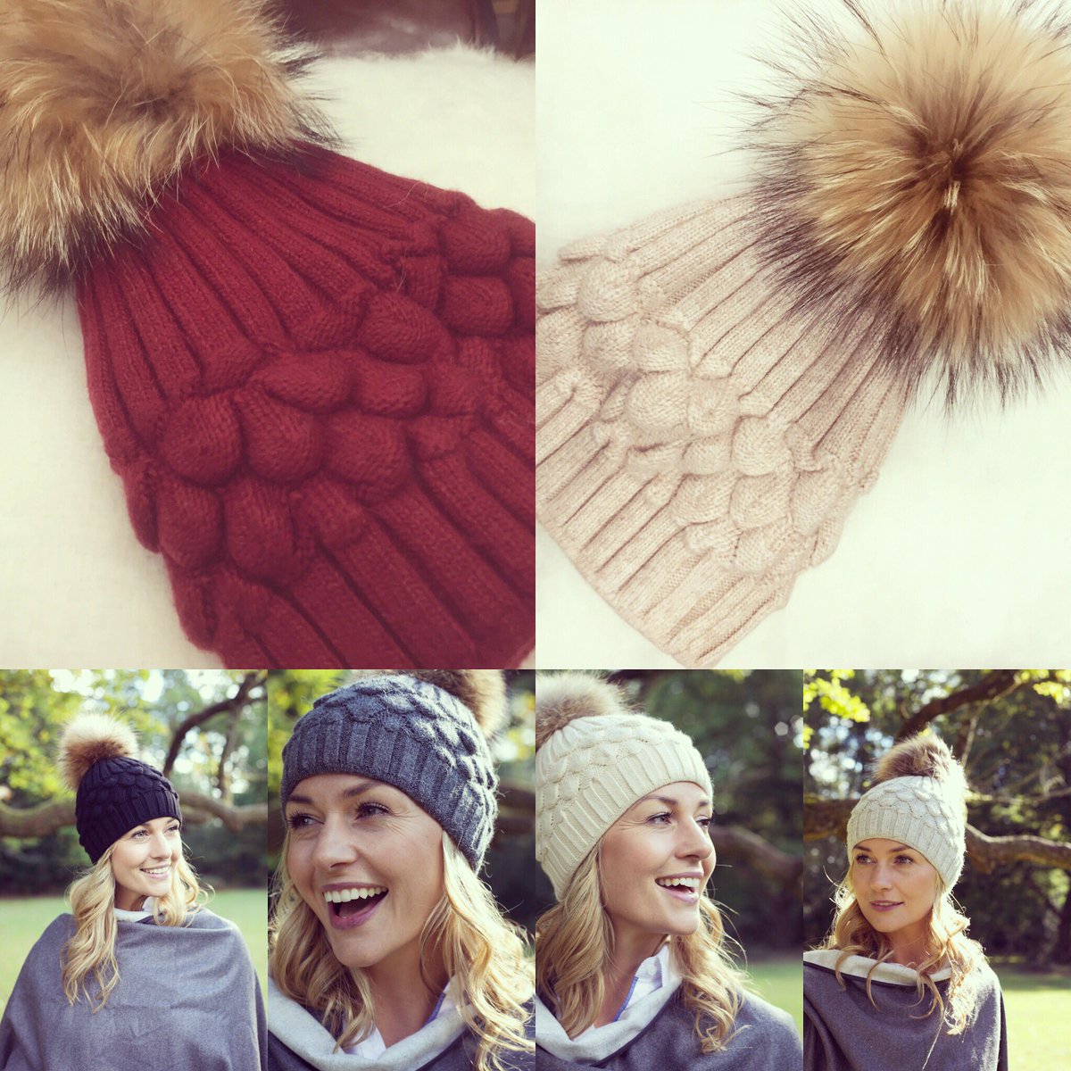 BurrowandHide's tweet photo. Cashmere #pomhat £30.00 https://t.co/t3fYmBmVXW https://t.co/SpPWPGBTbT