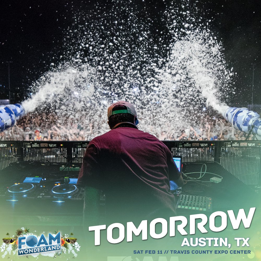 Foam Wonderland on Twitter "TOMORROW! ⚡️ FoamAustin See you at Travis