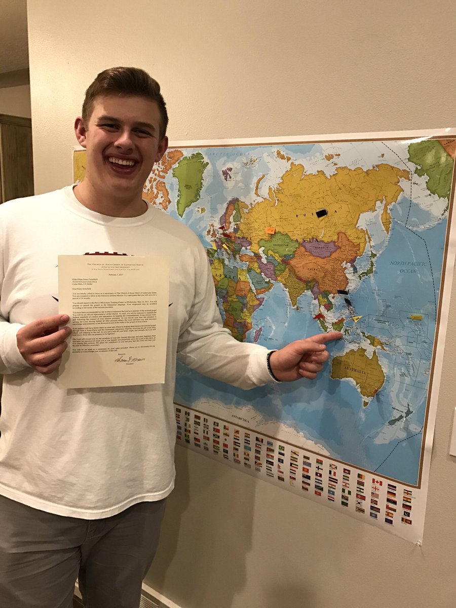 Congratulations to @sparkmane1 on receiving his call to serve as a missionary to Jakarta Indonesia!!  Very proud and super excited for you!!