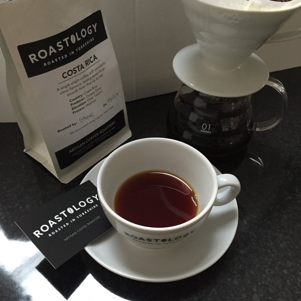 A lovely <a href="/Coopedota_RL/">Coopedota R.L.</a> for a Friday afternoon #sheffield #costarica #coffee #hario #tasty #fresh