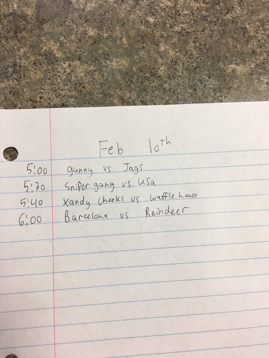 HBHSINTRAMURAL2's tweet photo. SCHEDULE FOR TODAY, TODAY IS THE LAST REGULAR SEASON GAMES https://t.co/GINXzbFX44
