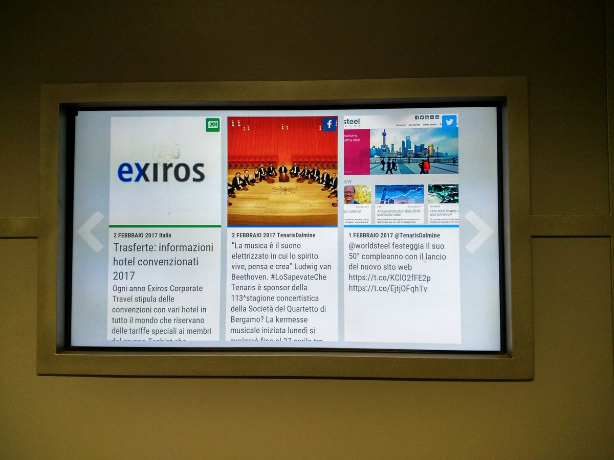 Elementrix_one's tweet photo. A Sabbio il nuovo sistema #visualtouch per la lettura degli articoli mediante il rilevamento dei movimenti della persona. @TenarisDalmine https://t.co/9urzCCHcZd