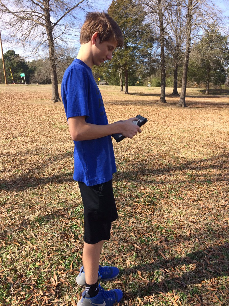 It's a beautiful day to map the Greenbrier Frisbee Golf course!! #east