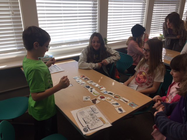 eDCSD's tweet photo. This week at Elementary Blended, students had a visit from a Scientist and they also made beautiful glass paintings! https://t.co/phTvbFAYPT