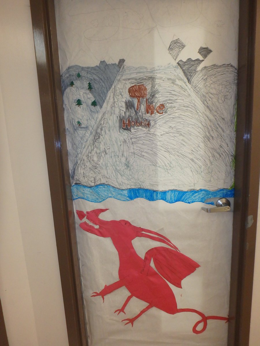 MachraySchool's tweet photo. Will it #ChicaChicaBoomBoom? #BIsForBear? #WinnieTheWitch? or #TheHobbit? #DoorBookCoverContest #ilovetoreadmonth #winnipegsd https://t.co/wqQ9HOcsJ6