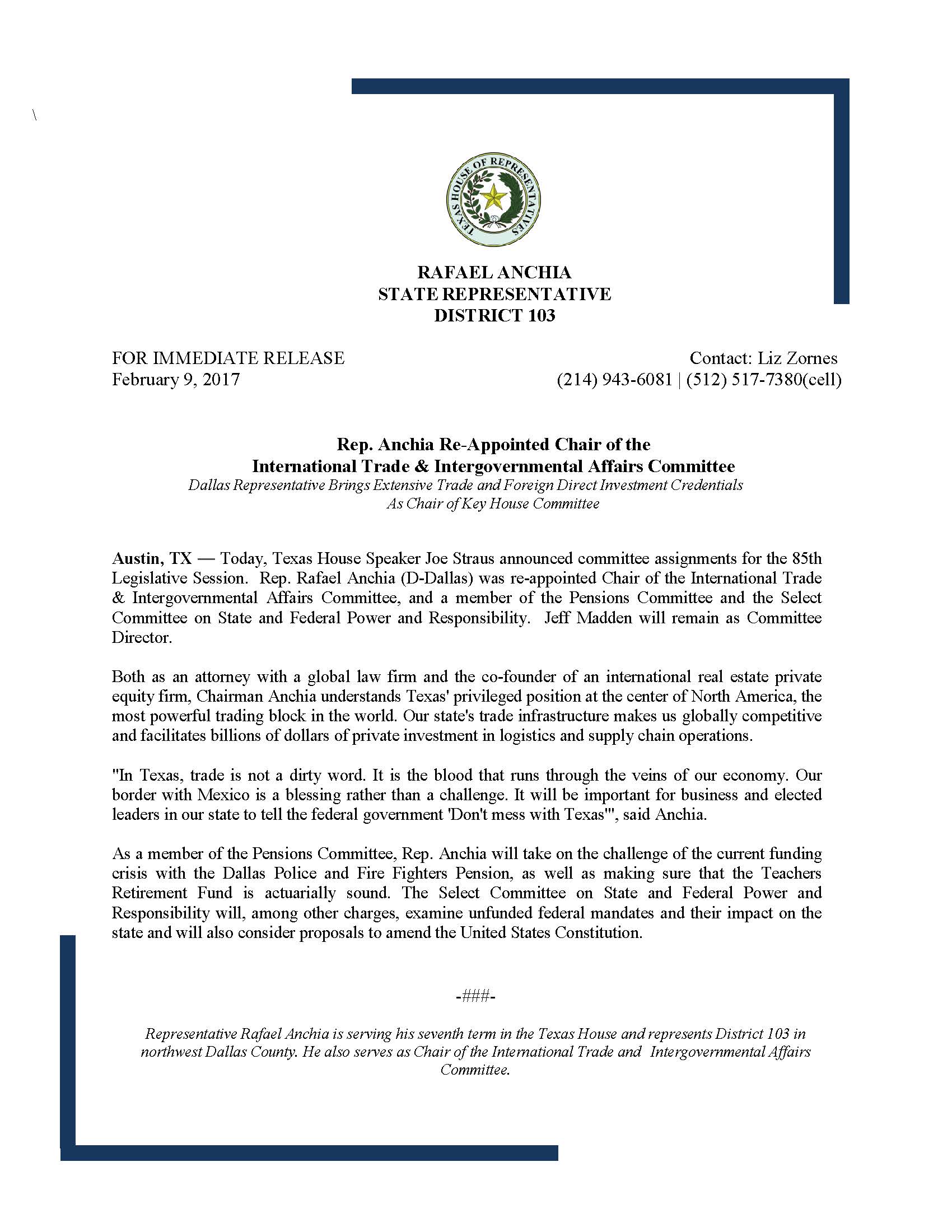 Rafael Anchia In Texas Trade Is Not A Dirty Word It Is The Blood That Runs Through The Veins Of Our Economy Txlege Itia T Co R9rnqhdg06 Twitter