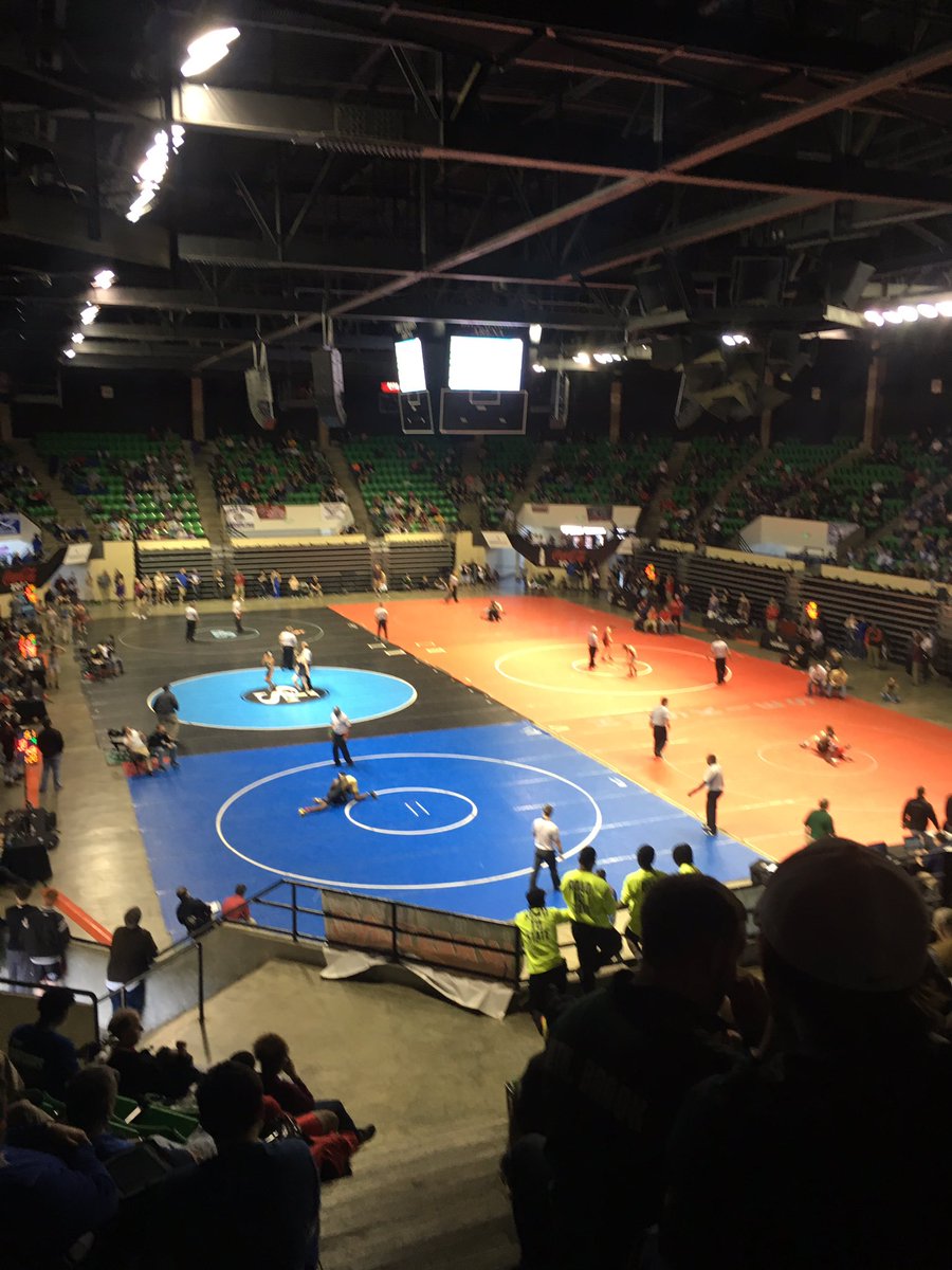 Buckswrestle's tweet photo. We're here!! https://t.co/ncdEQqyJ7f