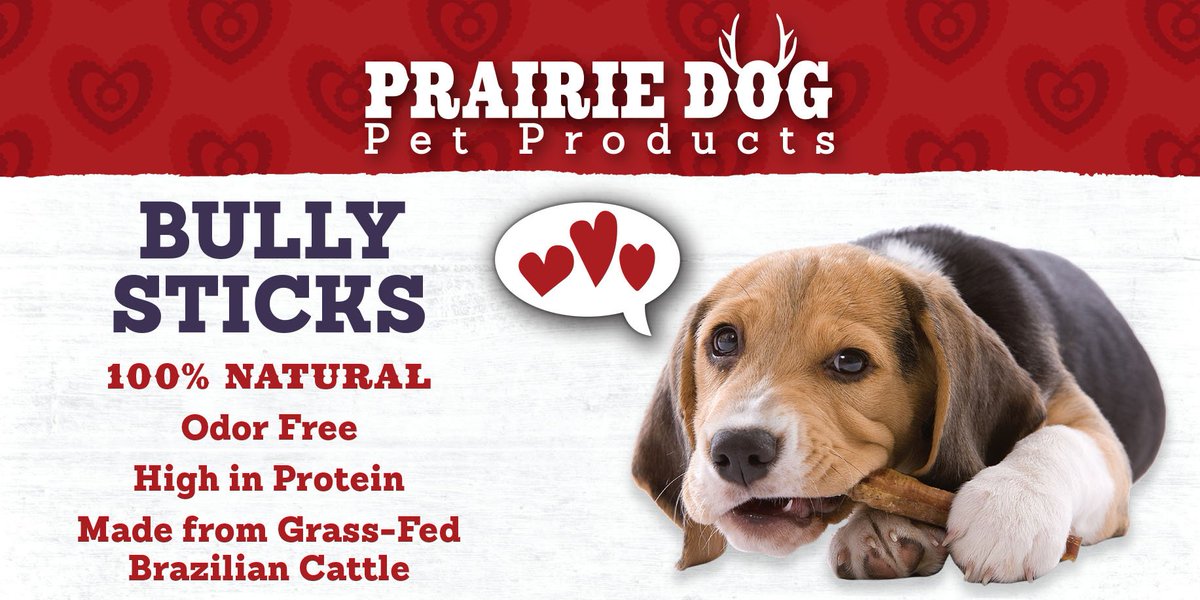 ❤️ Treat Your Valen-Pup to Our Prairie Dog Bully Sticks! ❤️
#dogs #dogTreats #bullySticks #treats #animals #pets #petsupplies #dogsoftwitter