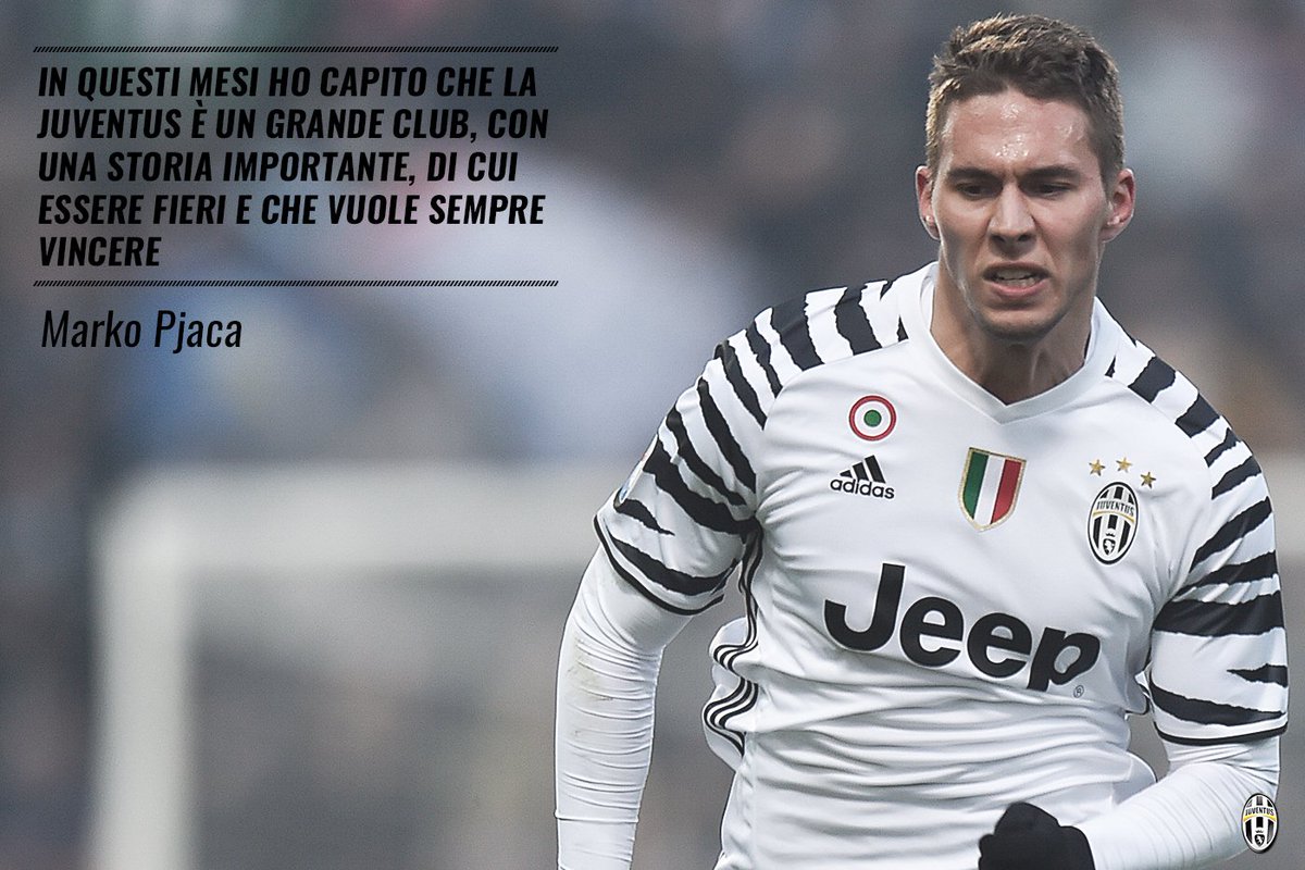juventusfc's tweet photo. Oggi @marko_pjaca20 ha fatto il punto dei suoi primi mesi in ⚫️⚪️. Ecco cosa ha detto. https://t.co/dbU5PAVNnA https://t.co/6x5hOGWwuQ