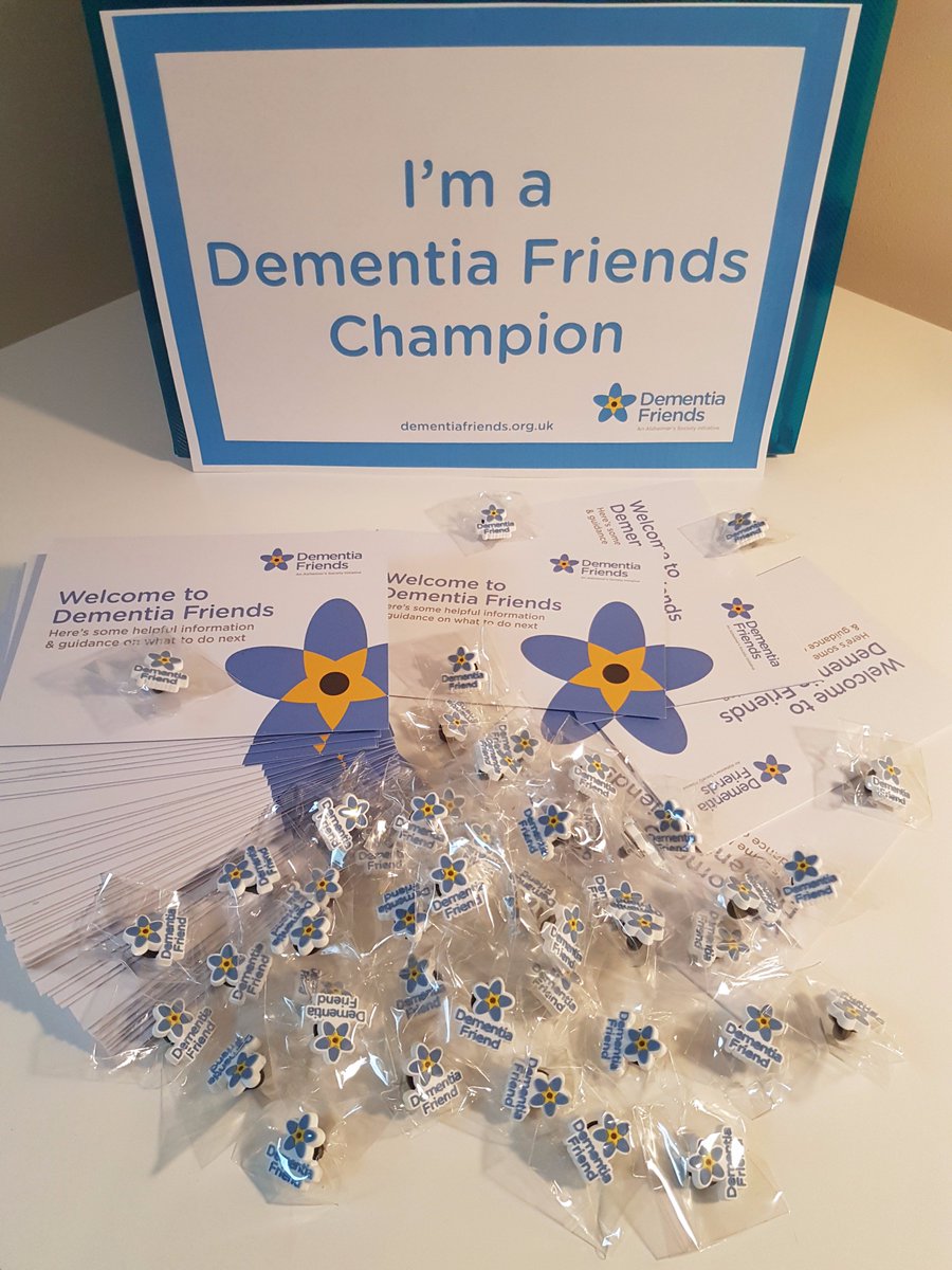 RightatHome_Sam's tweet image. My Dementia Friends pin badges turned up today! I am looking forward to helping the #highwycombe community become more #dementiafriendly