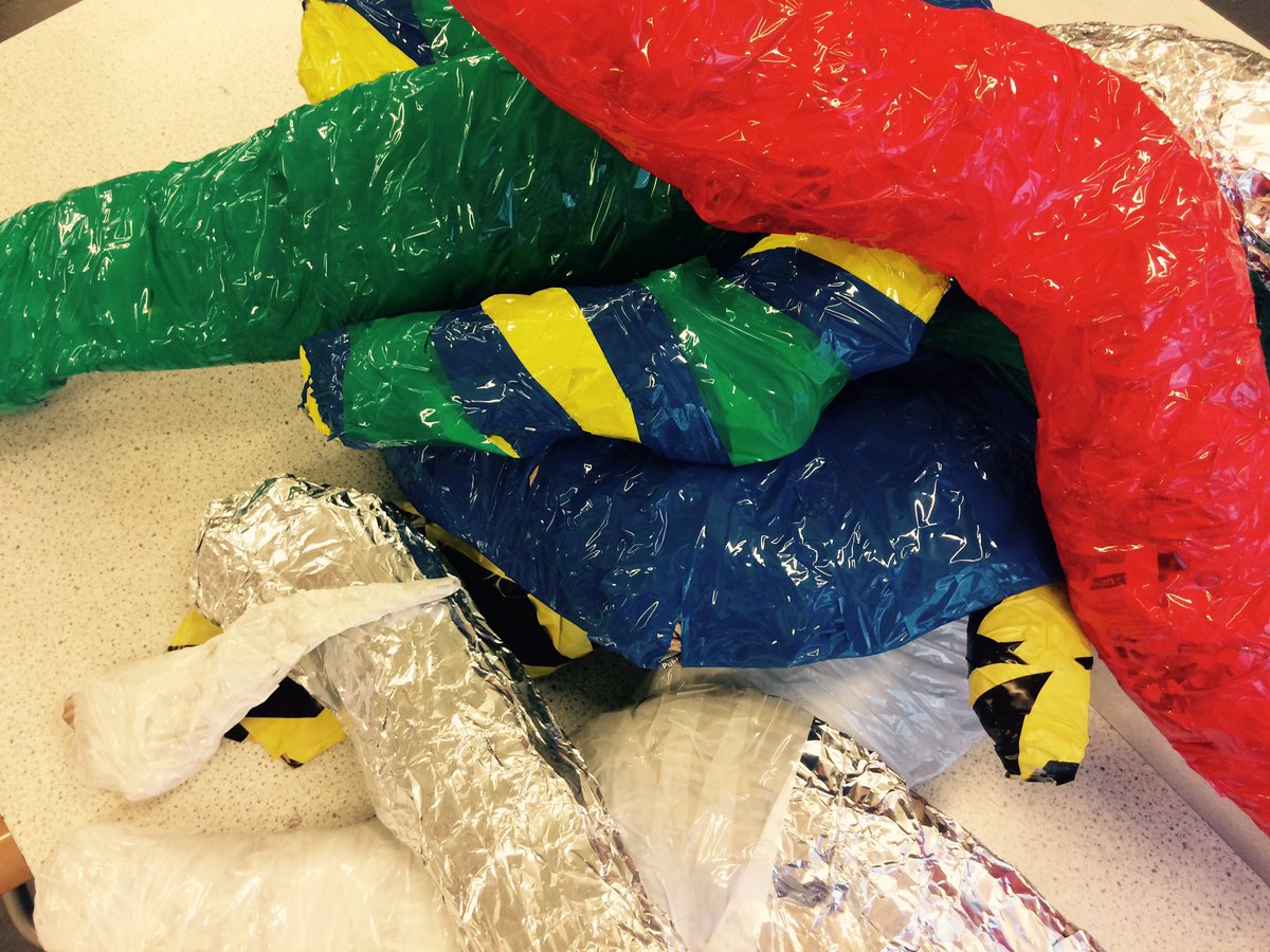 SadieEdginton's tweet photo. #tape making mayhem workshop @ArtHeartlands today with Year 8 based on #FranzWest's #adaptives series https://t.co/EVmNMaZ30x