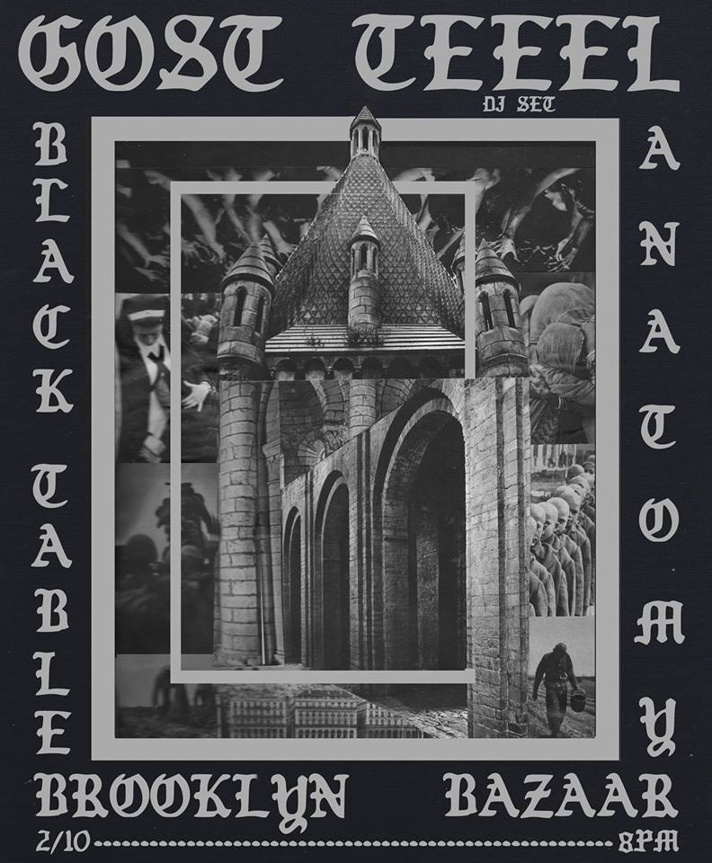 TONIGHT! STVTS, <a href="/GBH_events/">GBH Events</a> &amp; <a href="/IpsumNYC/">Ipsum</a> Presents: @Gost &amp; Teeel (DJ) w/ Anatomy &amp; Black Table! Tix here: bit.ly/2kbGvHO