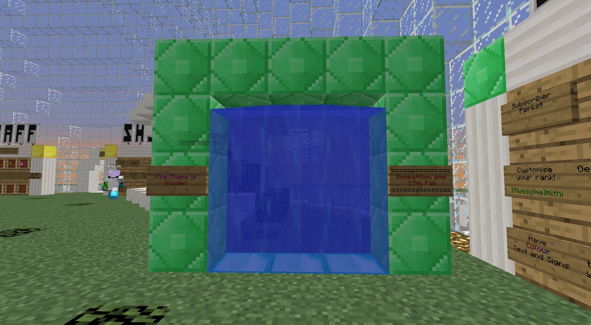 WoodyvilleMC's tweet photo. This months build competition portal is now open! 
looking forward to seeing some creative builds.
#minecraft #minecraftbuildcompetition https://t.co/QjU8P8M6lk