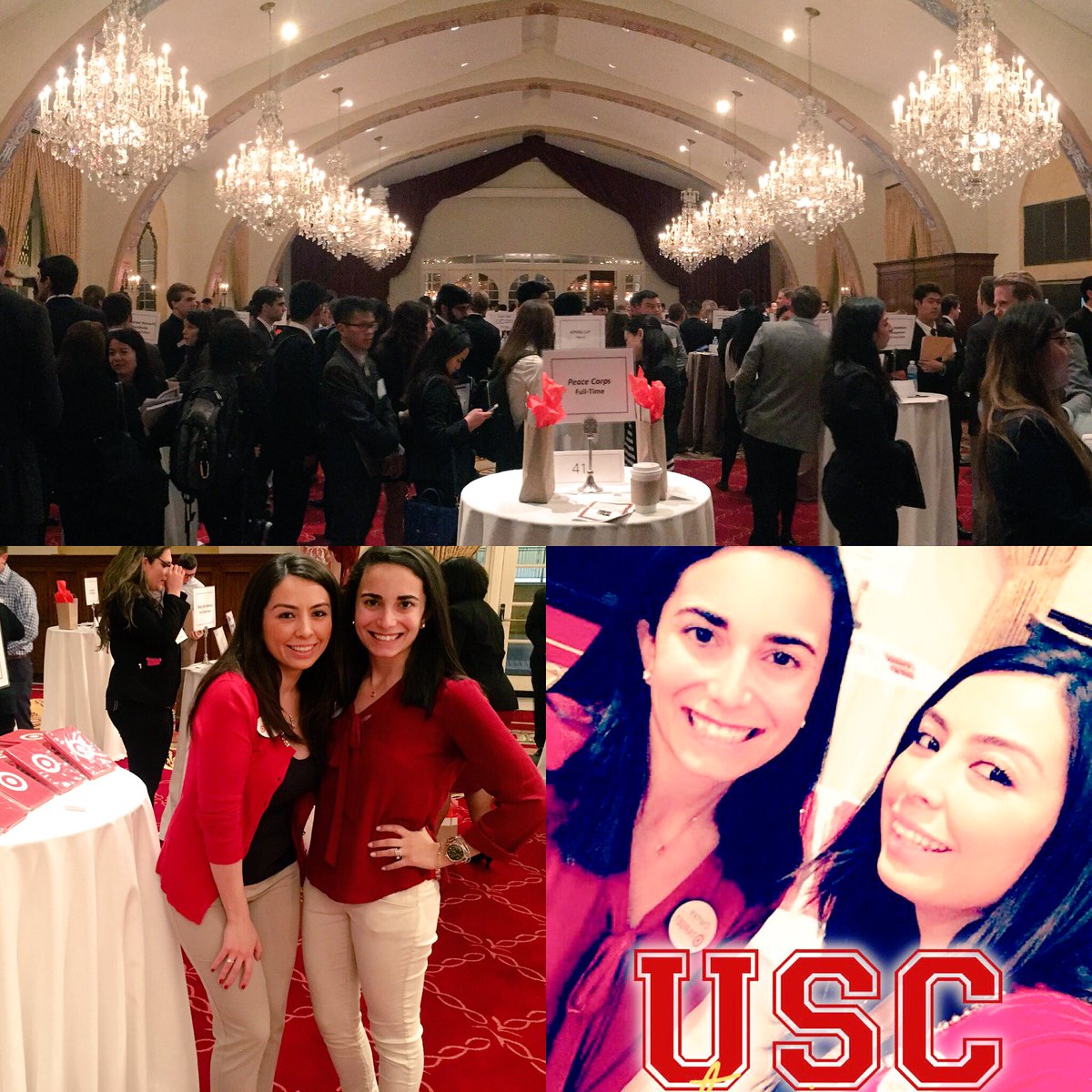 Had such a blast recruiting amazing talent at USC! #WorkSomewhereYou❤️ ✌🏻️ + 🎯