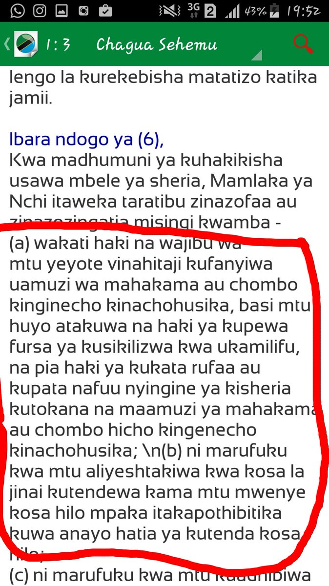 ROBERTCAMEN's tweet image. We should be in position knowing our own constitution
#code_+255
#TanzaniaDAIMA